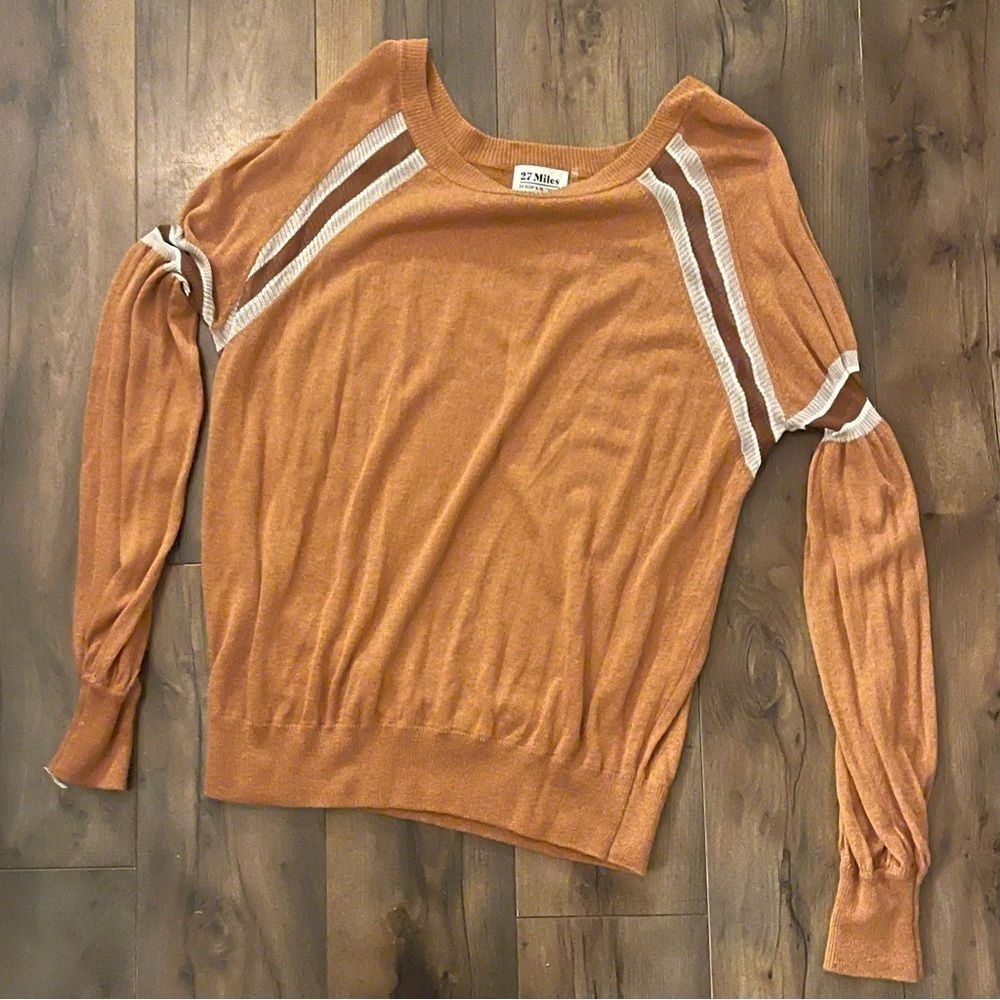 27 Miles- Long Sleeve blouse XS - Picture 3 of 12